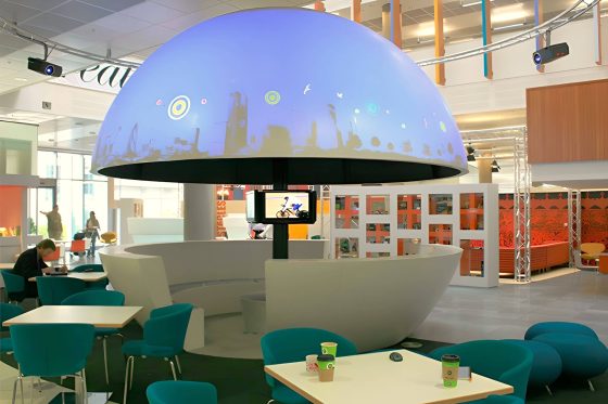 Moulded fibreglass meeting pod