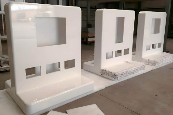 DESIGN AND MANUFACTURE OF GRP EXHIBITION COMPONENTS