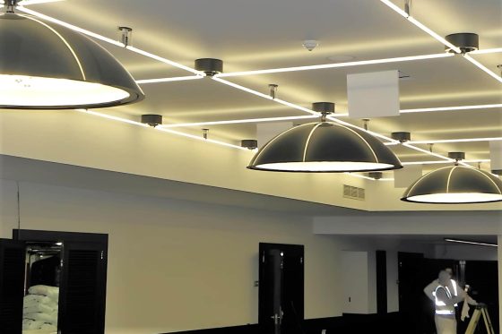 LARGE GRP LAMPSHADES