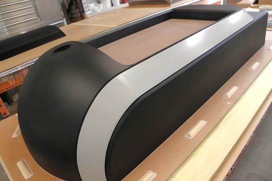 CNC MILLED MASTER PATTERN FOR GRP TOOLING